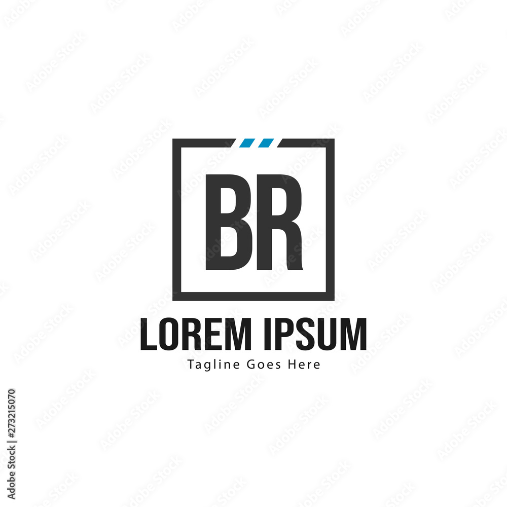 BR Letter Logo Design. Creative Modern BR Letters Icon Illustration BR Letter Logo Design. Creative Modern BR Letters Icon Illustration