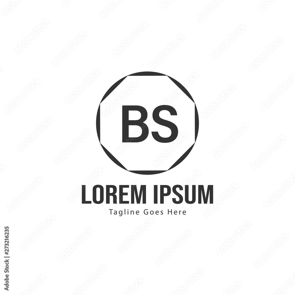 BS Letter Logo Design. Creative Modern BS Letters Icon Illustration BS Letter Logo Design. Creative Modern BS Letters Icon Illustration