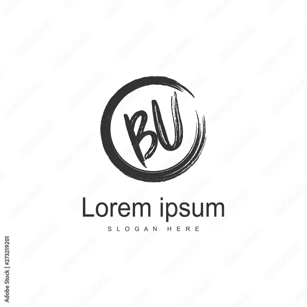 BU Letter Logo Design. Creative Modern BU Letters Icon Illustration BU Letter Logo Design. Creative Modern BU Letters Icon Illustration