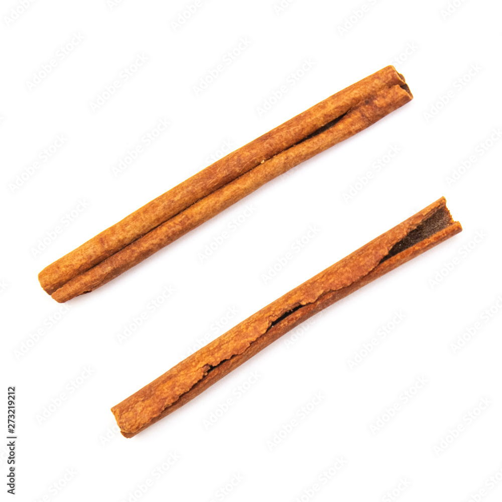 cinnamon sticks on a white background, candiedness, isolate for designers cinnamon sticks on a white background, candiedness, isolate for designers