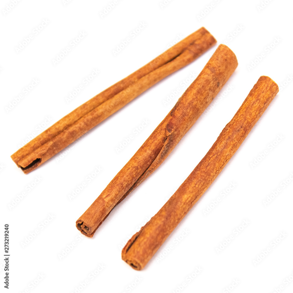 cinnamon sticks on a white background, candiedness, isolate for designers cinnamon sticks on a white background, candiedness, isolate for designers