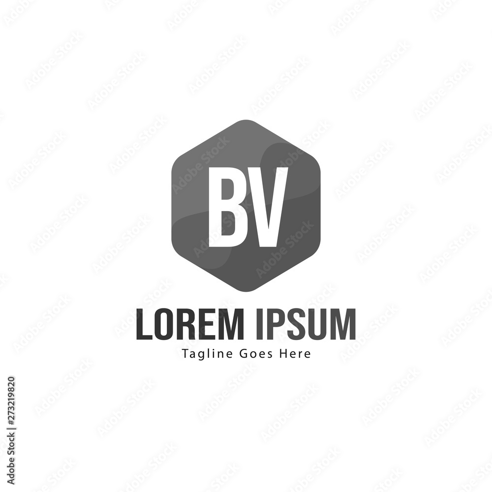 BV Letter Logo Design. Creative Modern BV Letters Icon Illustration BV Letter Logo Design. Creative Modern BV Letters Icon Illustration