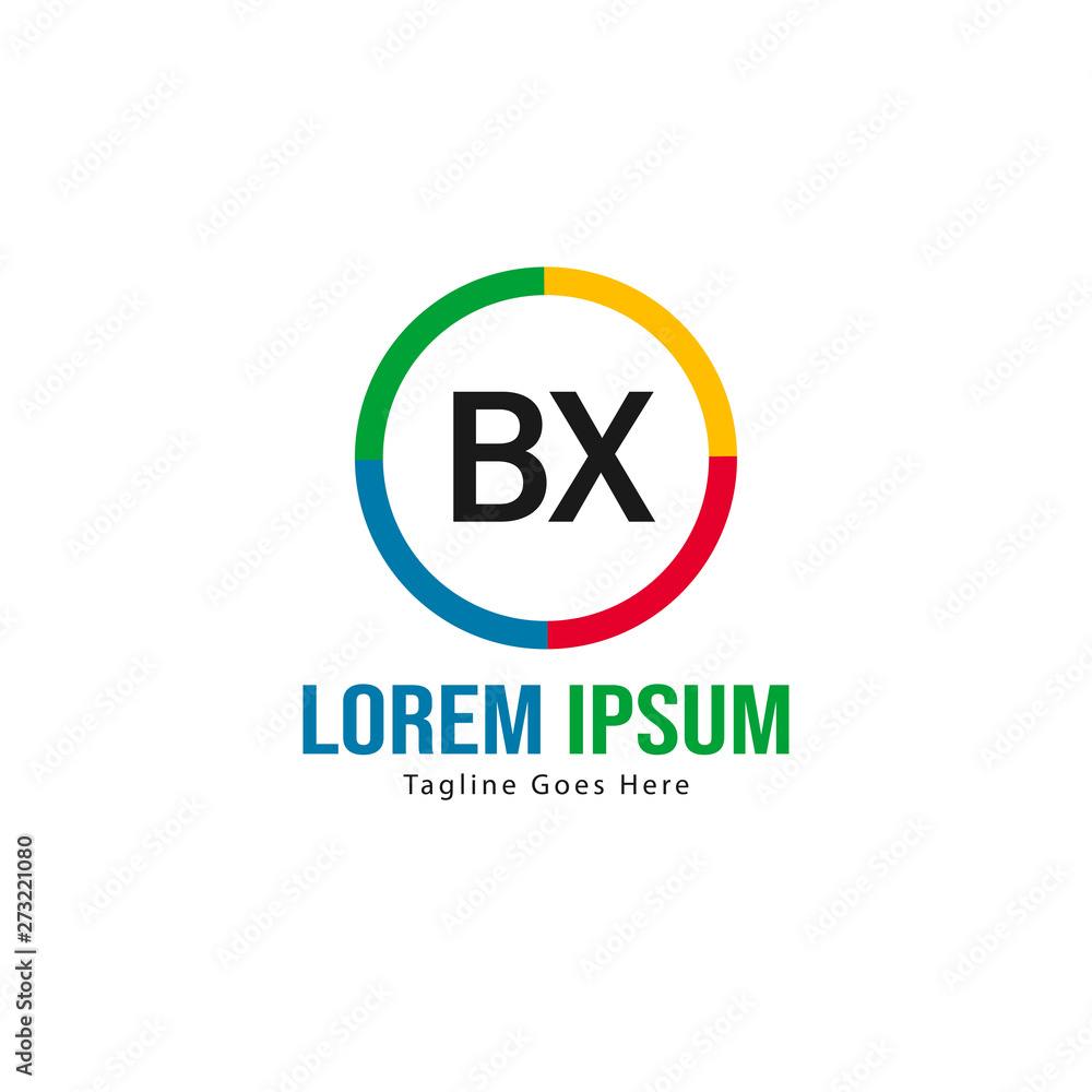 BX Letter Logo Design. Creative Modern BX Letters Icon Illustration BX Letter Logo Design. Creative Modern BX Letters Icon Illustration