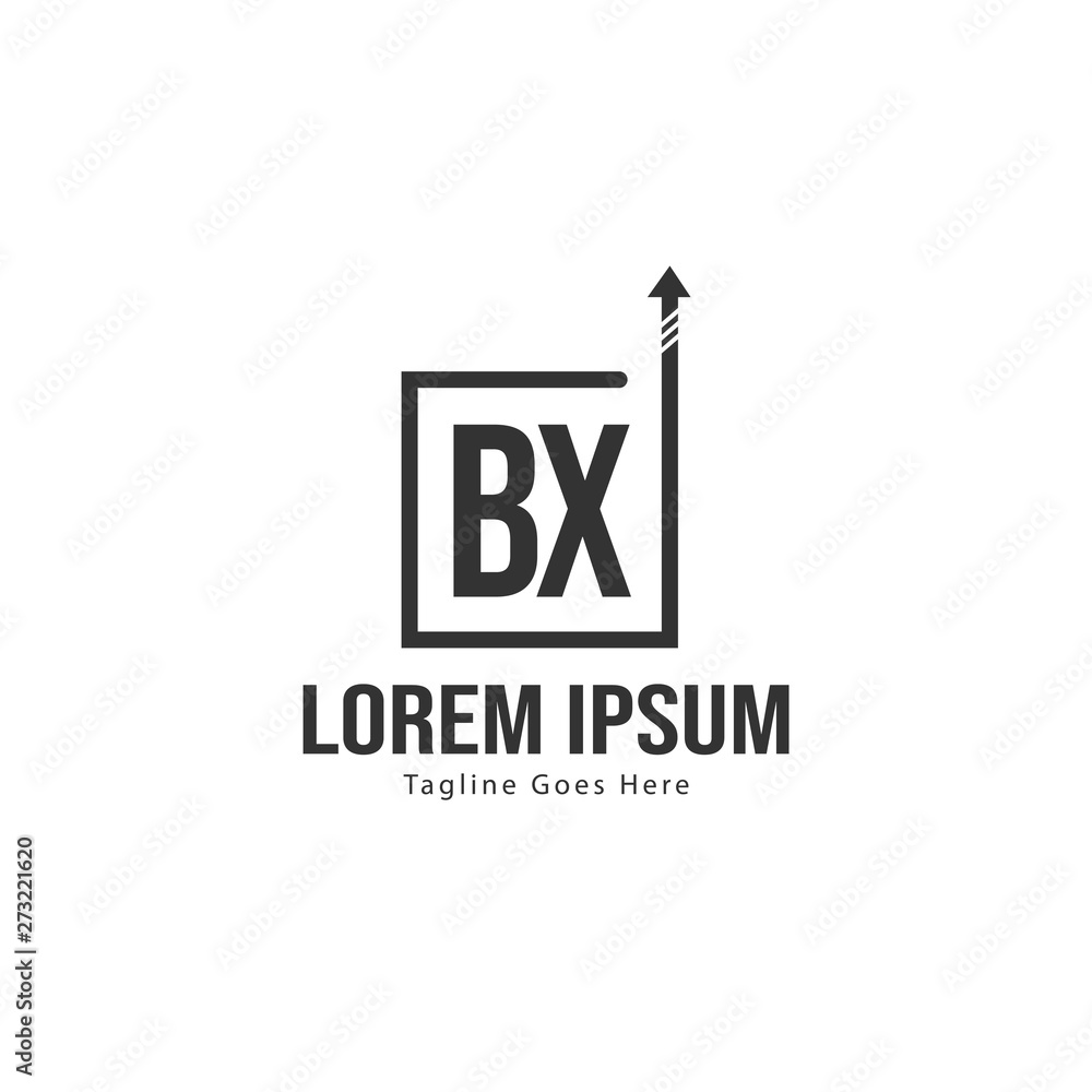 BX Letter Logo Design. Creative Modern BX Letters Icon Illustration BX Letter Logo Design. Creative Modern BX Letters Icon Illustration