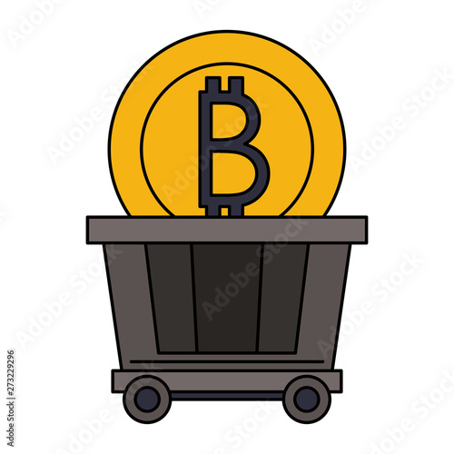 Bitcoin cryptocurrency digital money symbol