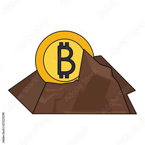 Bitcoin cryptocurrency digital money symbol