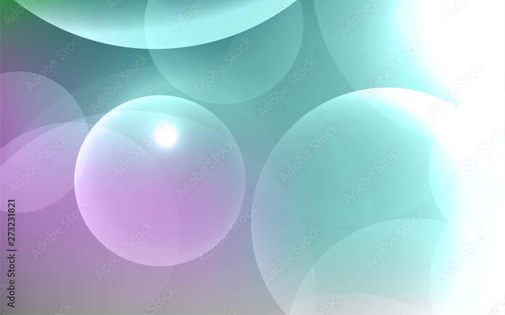 Abstract Bokeh white circle background