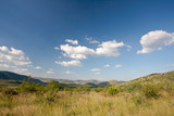 Hügellandschaft im Pilanesberg-Nationalpark