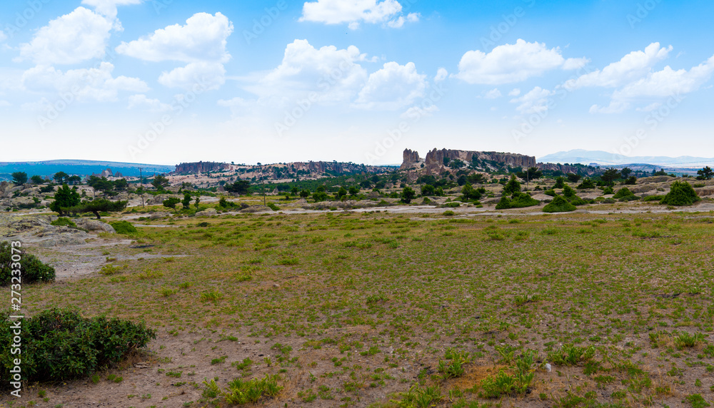A view from Phrygia Valley Natural Park (Frig Vadisi Tabiat Parki), Phrygia Valley National Park, Ihsaniye, Afyonkarahisar/Turkey