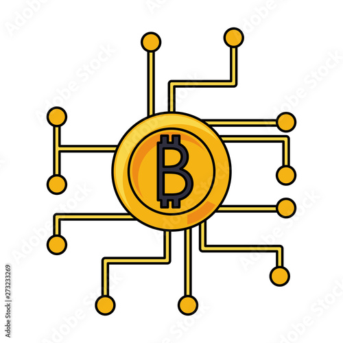 Bitcoin cryptocurrency digital money symbol