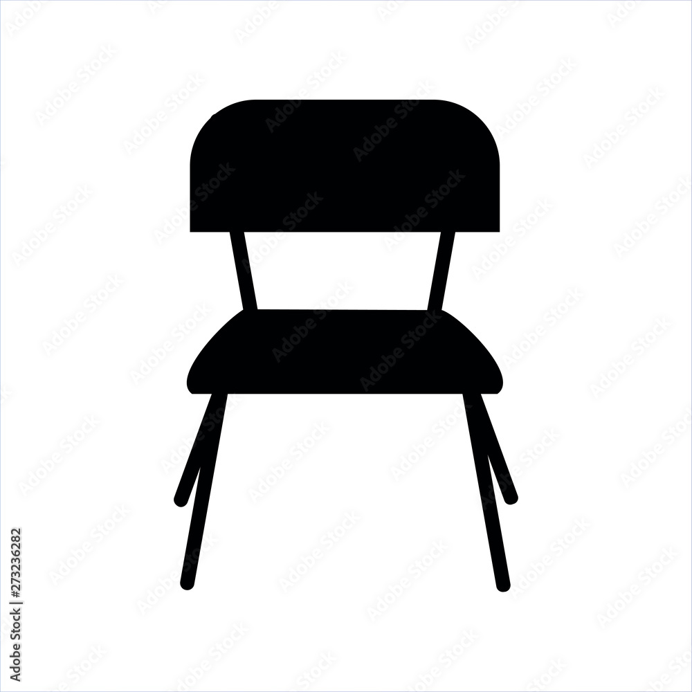 Modern Chair icon. Office furniture. Vector Illustration. Eps10 Modern Chair icon. Office furniture. Vector Illustration. Eps10