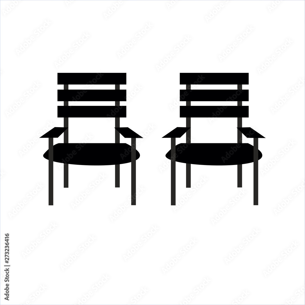 Modern Chair icon. Office furniture. Vector Illustration. Eps10 Modern Chair icon. Office furniture. Vector Illustration. Eps10