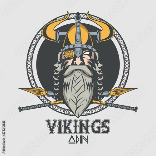Vikings warriors printed tshirt template