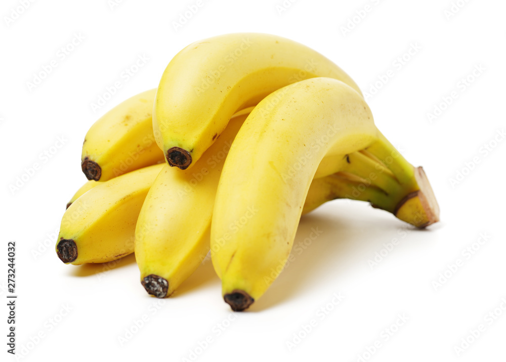 Bunch of bananas isolated on white background Bunch of bananas isolated on white background