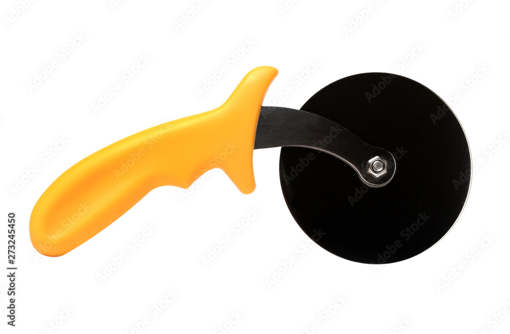 Pizza cutter on white background Pizza cutter on white background