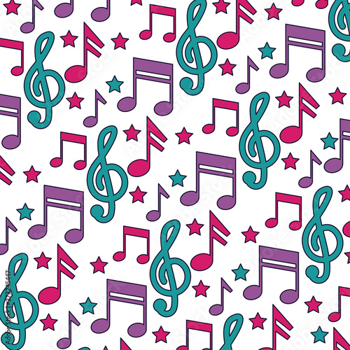 musical notes background festival music