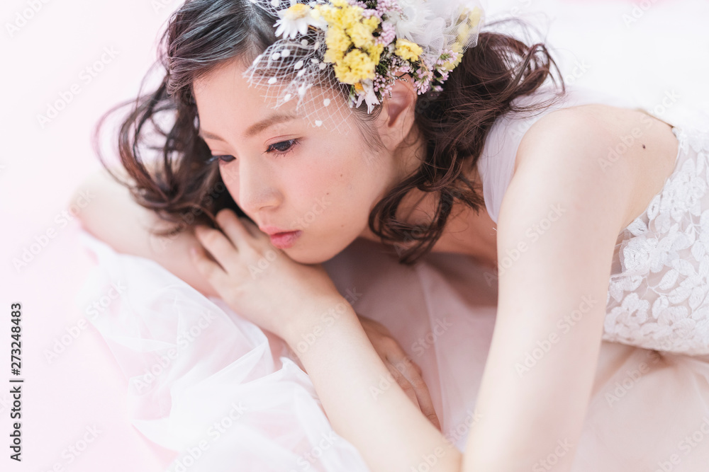 Naklejka premium 花嫁