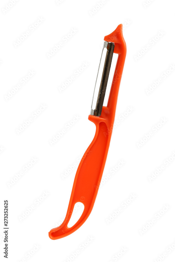 Vegetable and fruit peeler isolated on white background Vegetable and fruit peeler isolated on white background