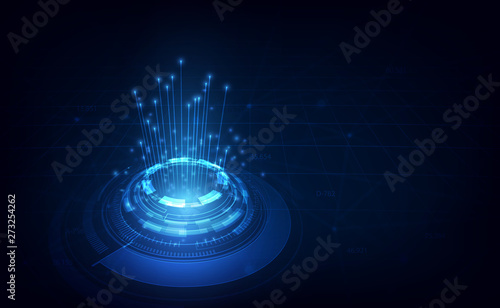 connection line on networking telecommunication concept background