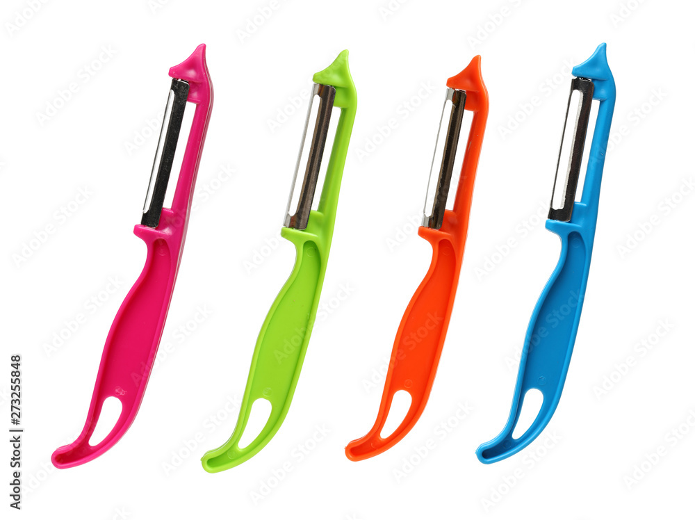Vegetable and fruit peeler isolated on white background Vegetable and fruit peeler isolated on white background
