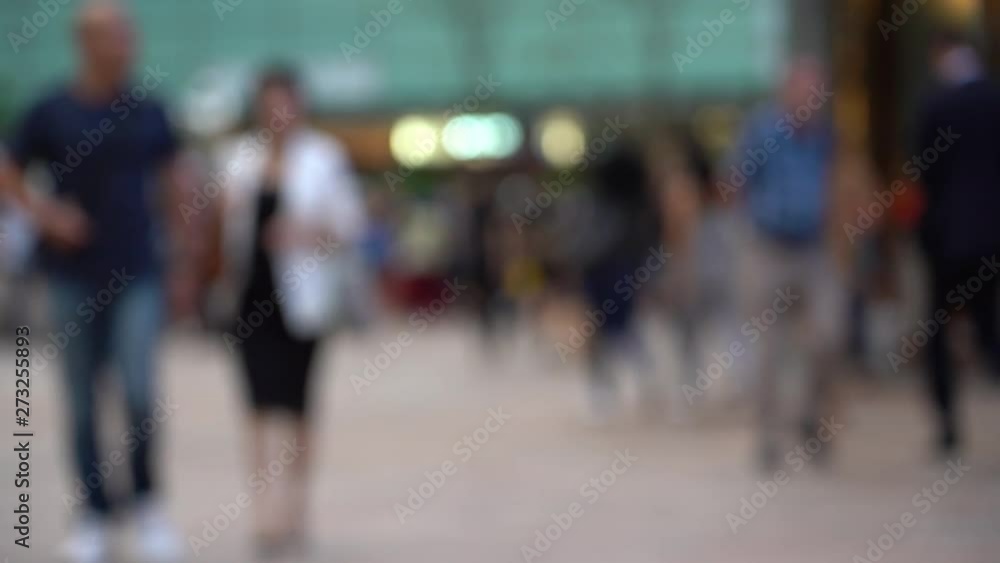 Abstract bokeh background of business people meet at bar on happy hour; Slow Motion Abstract bokeh background of business people meet at bar on happy hour; Slow Motion