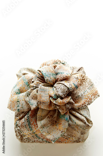 Korean traditional wrapping bag on white background