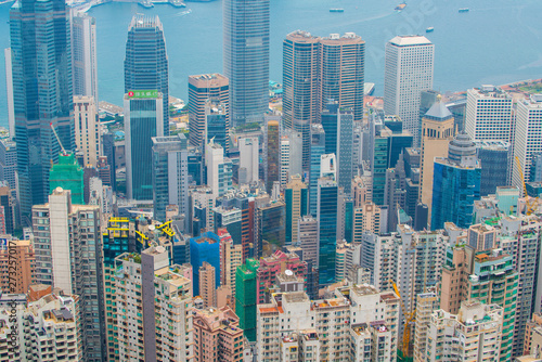 View of high building at Hongkong