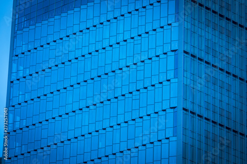 background of the glass modern office building