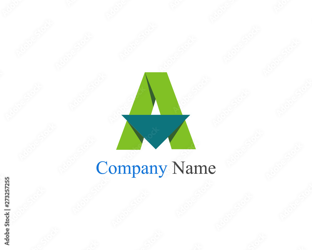 A letter logo business template vector icon A letter logo business template vector icon