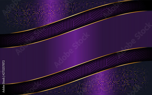 elegant purple background with luxurious line shape
