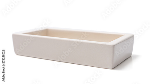 Open box isolated on a white background.