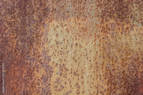 Old Weathered Corrugated Rusty Metal Texture