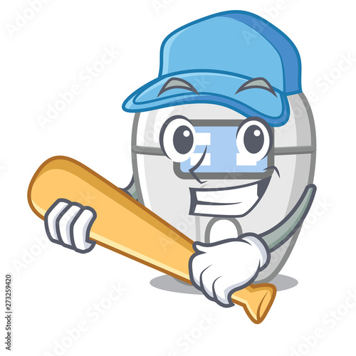 Playing baseball braces in the character gear box