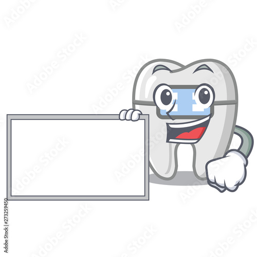 With board braces in the character gear box