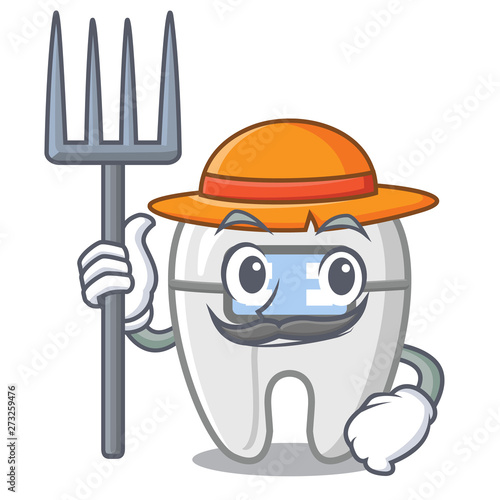Farmer braces in the character gear box