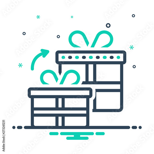 mix icon for get gifts