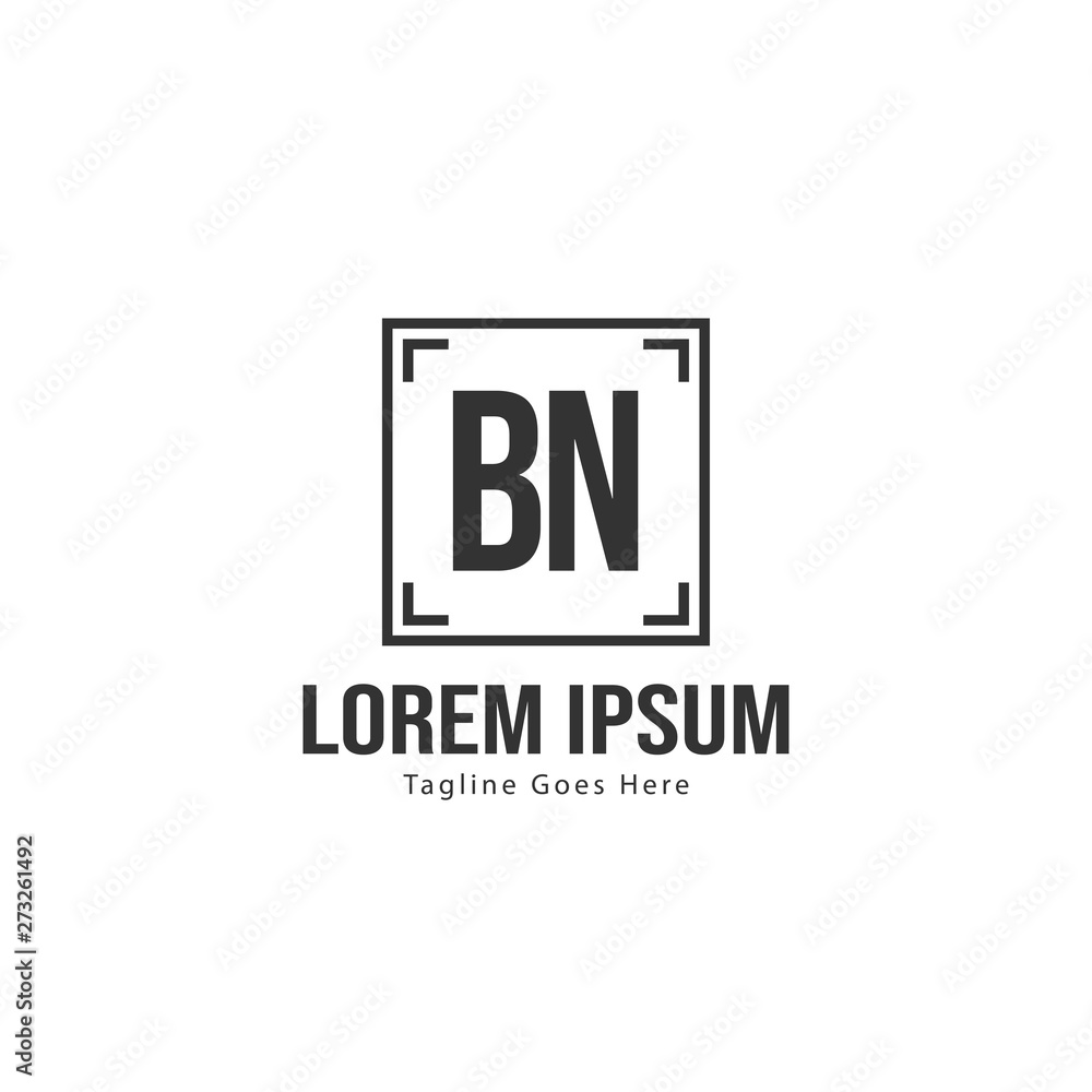 BN Letter Logo Design. Creative Modern BN Letters Icon Illustration BN Letter Logo Design. Creative Modern BN Letters Icon Illustration