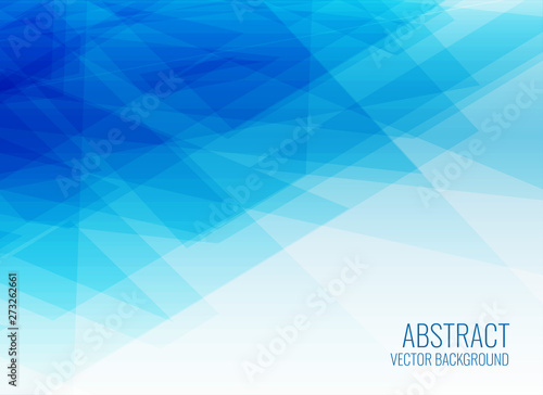 abstract blue geometric banner design