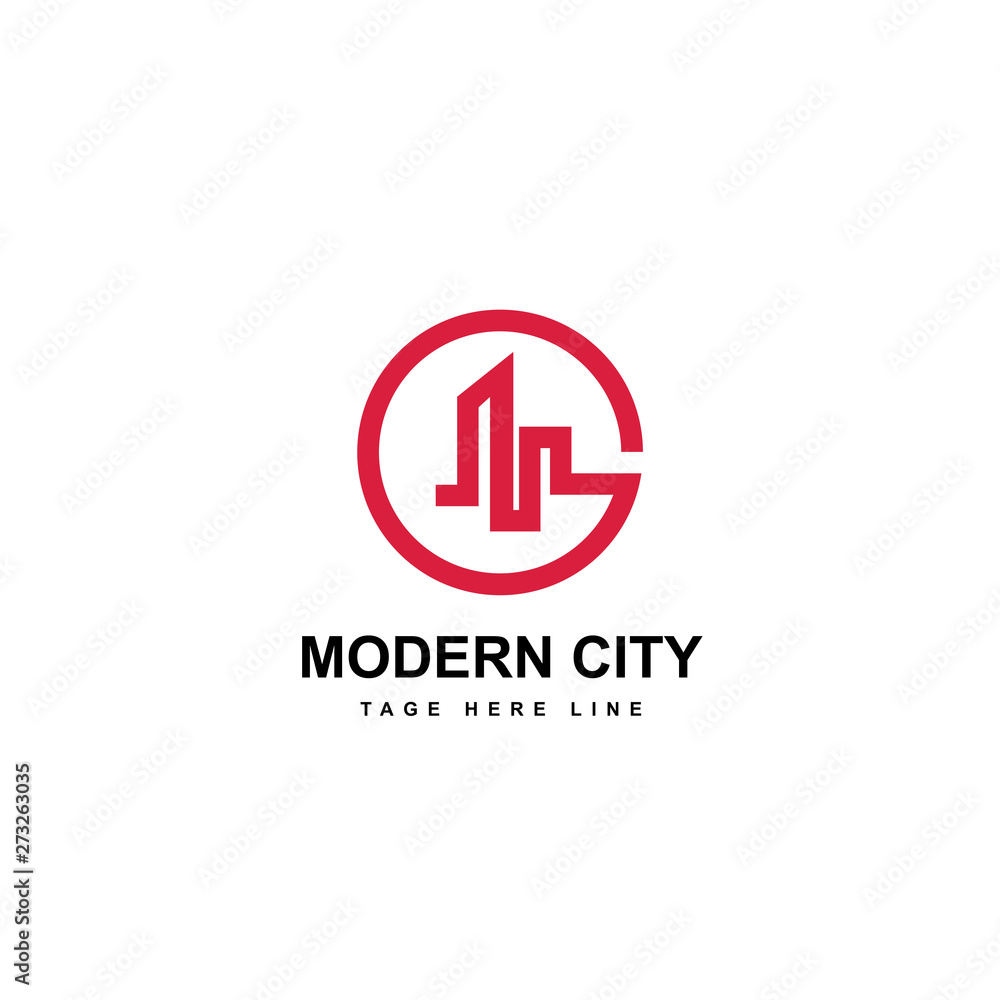 modern city logo template modern city logo template