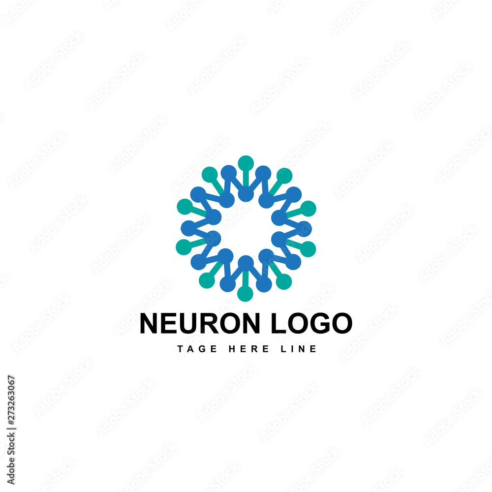 neuron logo template