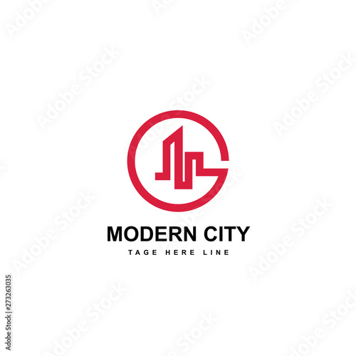 modern city logo template