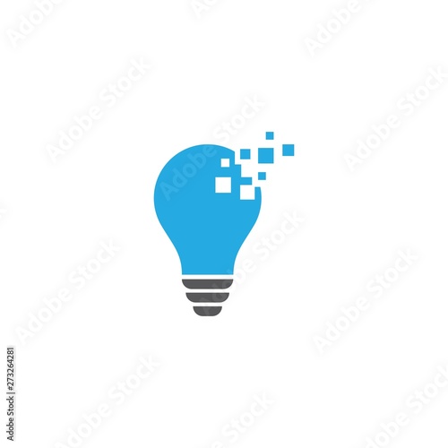 Bulb logo vector