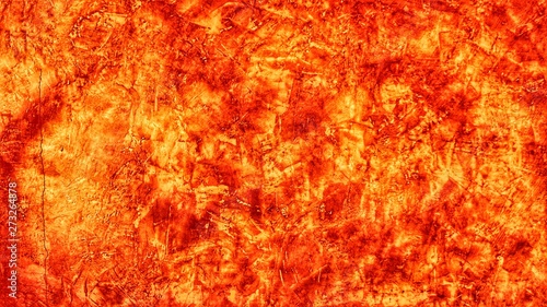 Orange yellow concrete wall texture background 