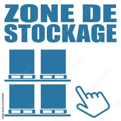 Logo zone de stockage.