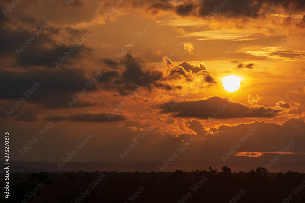 Scenic View Of Dramatic Sky Scenic View Of Dramatic Sky