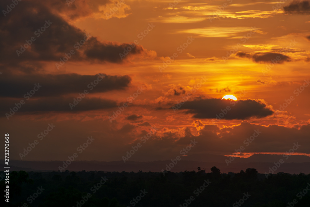 Scenic View Of Dramatic Sky Scenic View Of Dramatic Sky