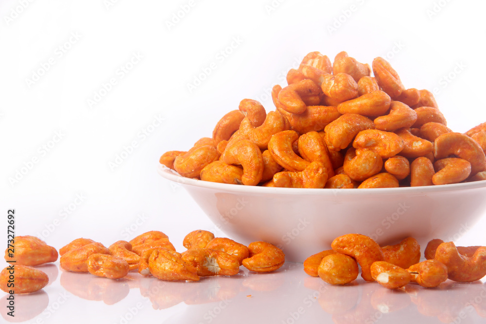 Cashew nut in bowl Cashew nut in bowl