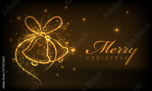 Concept of greeting card, poster and banner for Christmas.