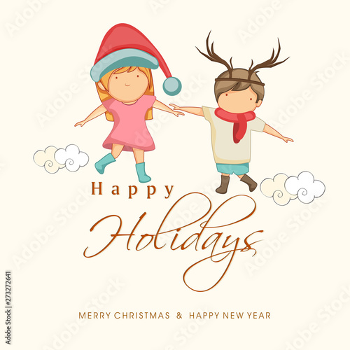 Poster and banner for holidays.
