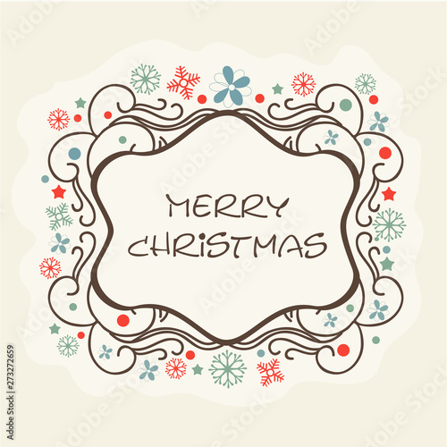 Poster, banner and card for Merry Christmas.